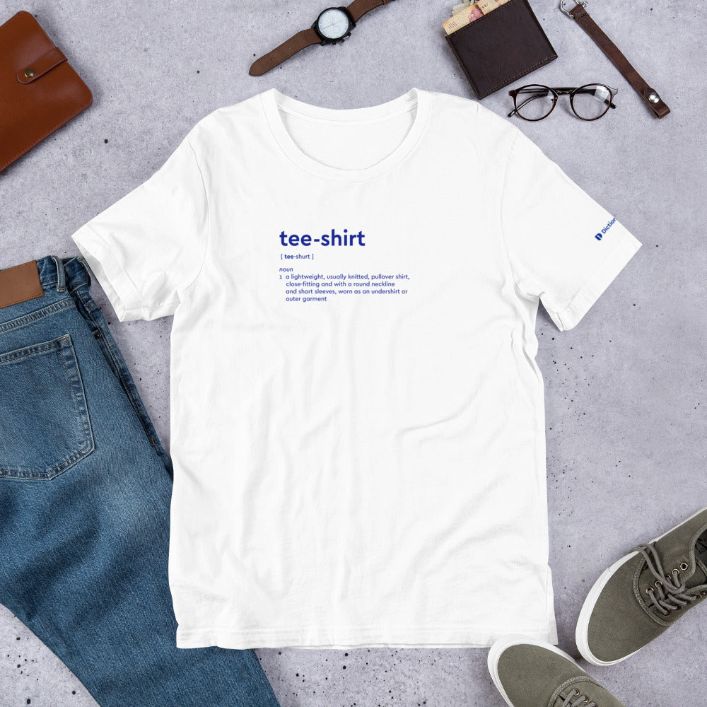 Definitions Unisex T-Shirt (Gray/White)