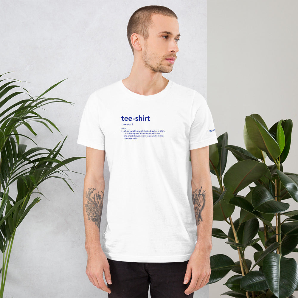 Definitions Unisex T-Shirt (Gray/White)