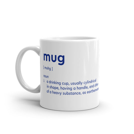 Definitions glossy mug